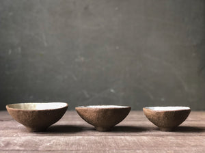 4" Bowl - Cream/White