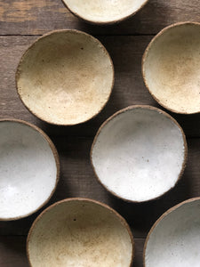 4" Bowl - Cream/White