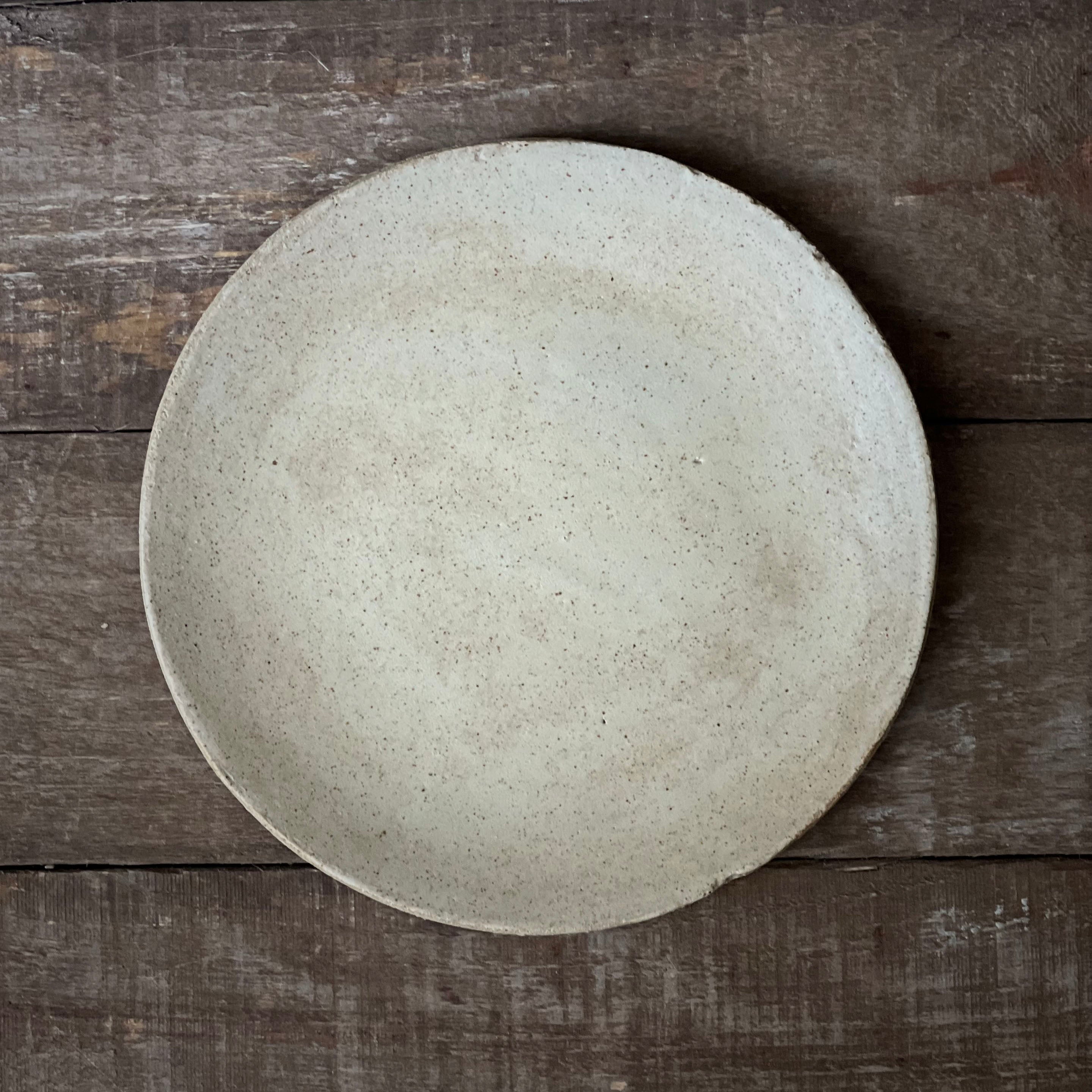 7" Plate - Cream